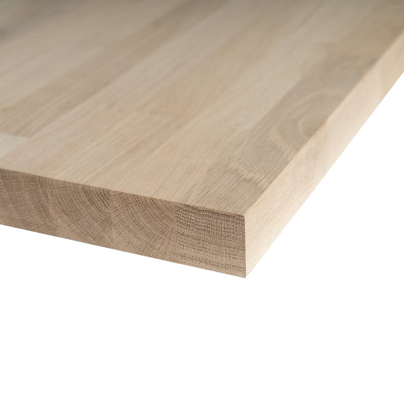 Blat Łazienkowy Drewniany Dąb Mikrowczep DotWood 140x45.5x4cm Natural BC Surowe Drewno