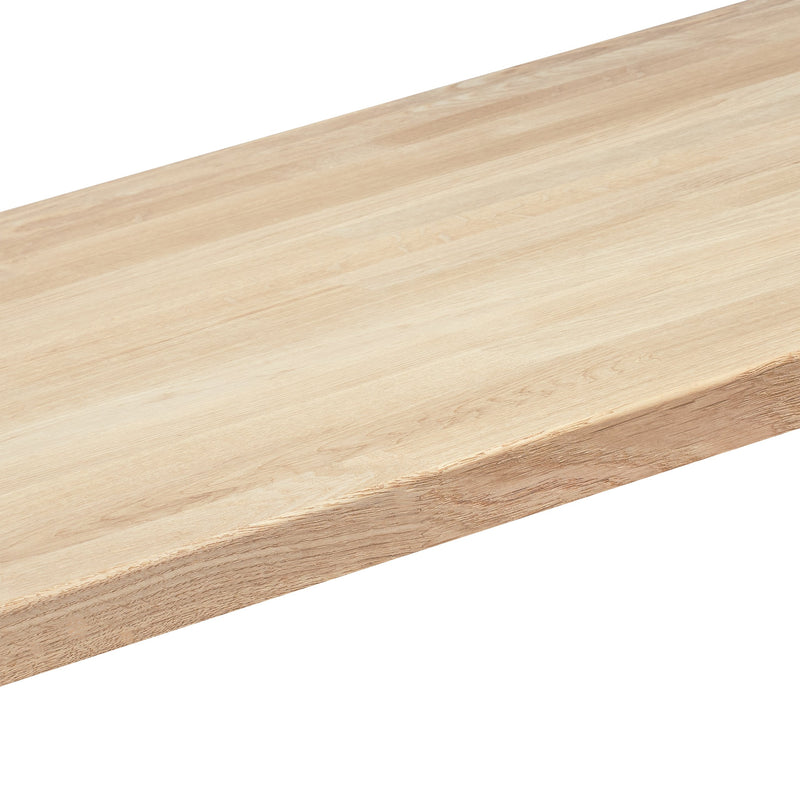 Blat Łazienkowy Drewniany Dąb Mikrowczep DotWood 120x45.5x2.6cm Premium AB Surowe Drewno