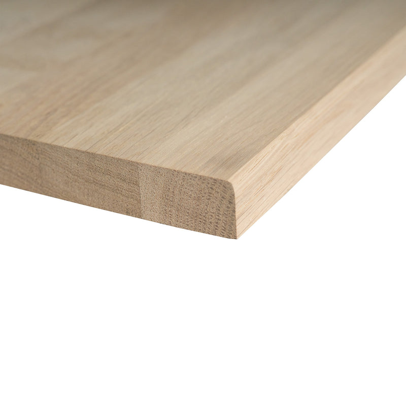 Blat Łazienkowy Drewniany Dąb Mikrowczep DotWood 100x45.5x2.6cm Natural BC Surowe Drewno